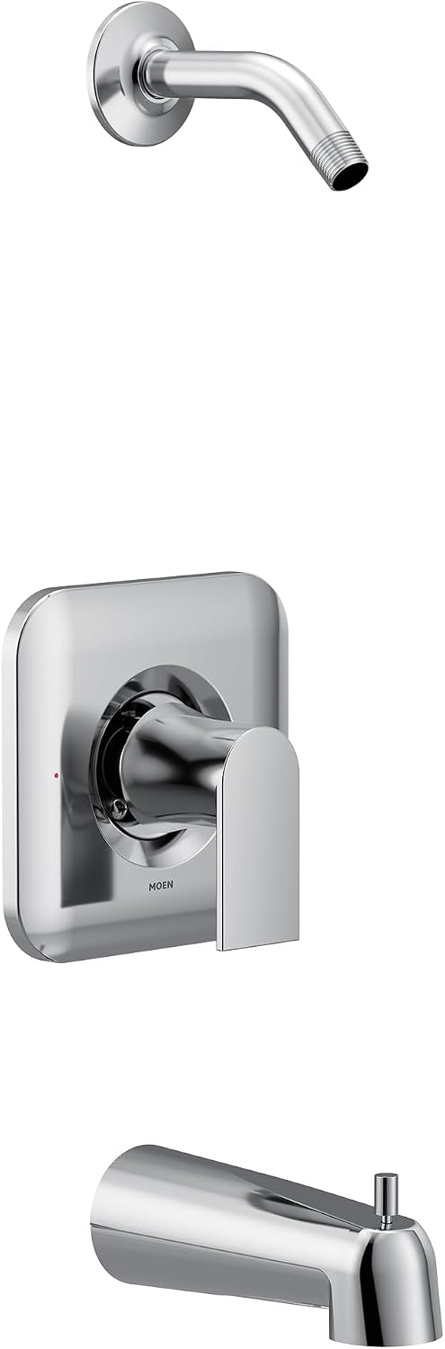 Moen Genta LX Chrome Posi-Temp One-Handle TubShower Trim Valve Without Showerhead, T2473NH