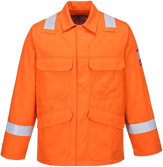 Portwest FR25 Bizflame Work FR Jacket Flame Resistant Long Sleeve 5 Pockets