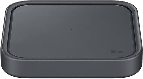 Samsung 15W Wireless Charger Single, Cordless Super Fast Charging Pad for Galaxy Phones and Devices, Compact Design, LED Indicator, USB C Cable Included, 2022, US Version, Grey