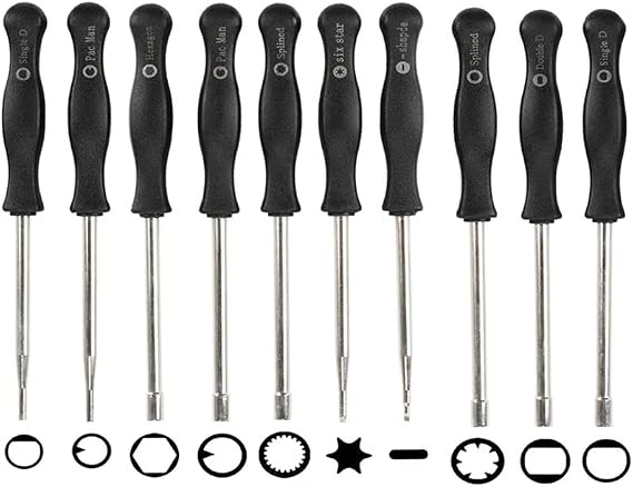 Carburetor Adjustment Screwdriver Tools for Adjusting Most 2 Stroke Small Engine carburetors (Set of 10pcs)