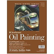 Strathmore 400 Series Oil Painting Pad 9"X12"-10 Sheets -62430309