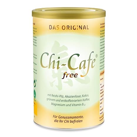 Chi-Cafe Free 250 g Mushroom Coffee Drink Powder with Reishi Mushroom and Coconut