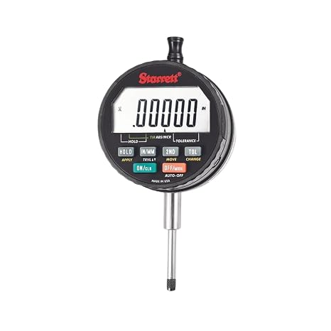 Starrett Electronic Indicator Sensor 1" Max Range | Absolute Sensor Technology, Extended Battery Life, No Over-Speed Error, Easy Exit Programming, F2730IQ