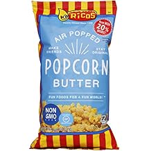 Ricos Butter Popcorn (Case - 12 Pack, 4.25oz bags)