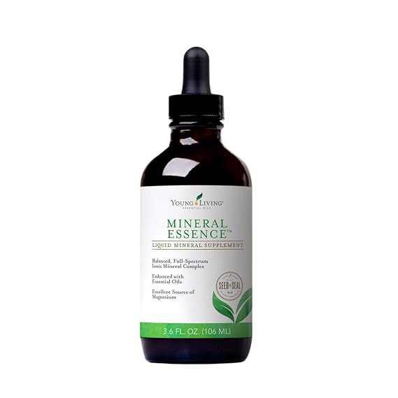 Young Living - Mineral Essence 3.6 fl oz | Daily Intake of Essential Ionic Liquid Minerals | Premium Magnesium-Rich Supplement | Natural Source for Balanced Complex