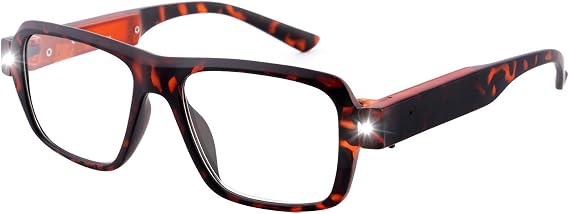 SKYWAY Reading Glasses With Light Blue Light Blocking Rechargeable magnifying Reader for Women Man eyewear Anti-Glare