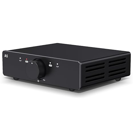3e Audio A5 Hi-Fi Amplifier with TPA3251 Chip & 38V5A Power Adapter for Stereo Home Theater & Desktop Speaker Amplifier