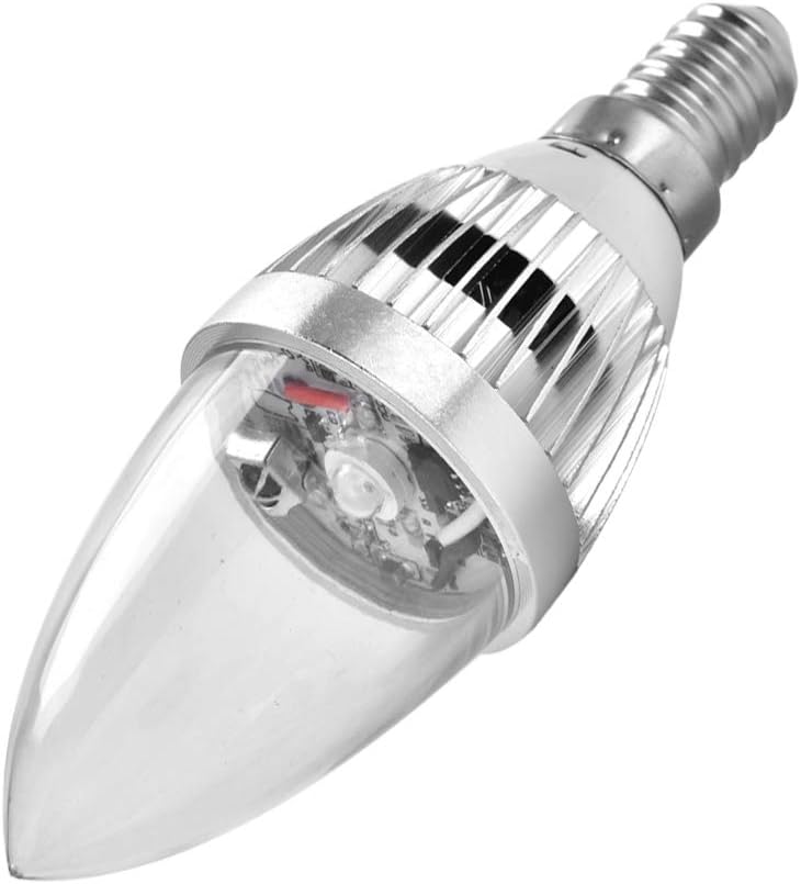 LED Light Bulb, 3W, RGB E14 Base, Dimmable, Remote Control, Dimming, Timing Function, Memory Function, Control Brightness, Energy Saving, Create Atmosphere, Effect for Everyday Lighting, Decorative Lighting Bulb, Color Light