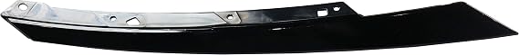 Garage-Pro Grille Trim Compatible with Honda Civic 2017-2021 Passenger Side, Painted Black, Hatchback, Sedan