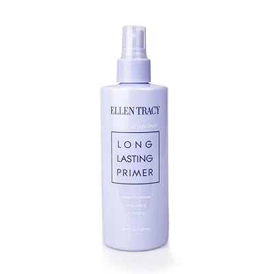 Ellen Tracy Makeup Setting Spray Long Lasting Primer, Hydrating Face Mist, Dewy Setting Spray, Prep and Set Makeup - 8.4 Fl. Oz. Spray Bottle