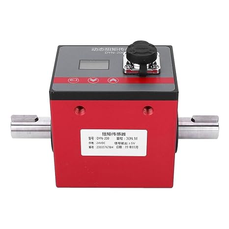 Dynamic Torsion Sensor, DC24V 30N. Torsion Speed Power Measuring Meter,with Display,for Speed Power Tester