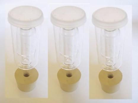 Vintage Shop 3 Piece Airlock with #7 Stopper - Set of 3