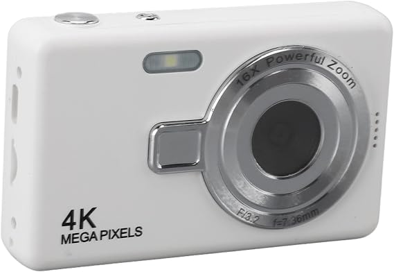 1080P Digital Camera, 50MP FHD Point and Shoot Digital Camera for Photography and Video, 16X Digital Zoom, 2.4'' TFT Screen, Auto Focus Compact Vlogging Camera for Travel Gift