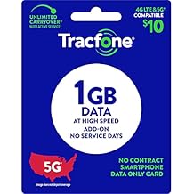 TracFone $10 Data AddOn Card 1GB [Physical Delivery]