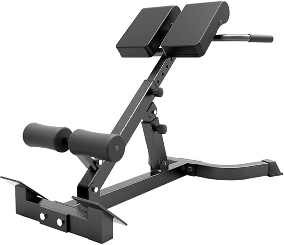 Heavy Duty Roman Chair Hyperextension Bench Adjustable Back Extension Exercise Equipment for Home Gym Abdominal Training Exercise