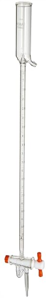 Kimble 17054F-10 10mL Class A Automatic Burette, with 3-Way PTFE Stopcock