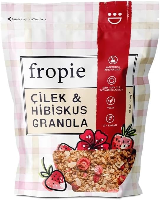 Fropie Çilek & Hibiskus Granola 360g