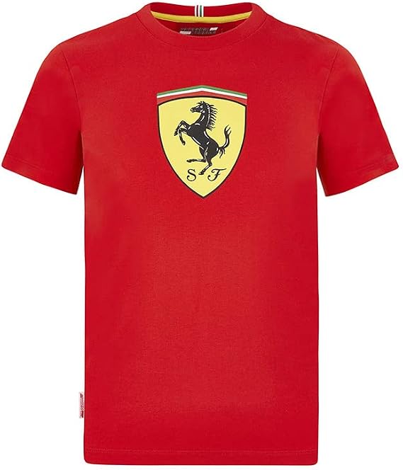 Ferrari Kids Black Shield Tee Shirt