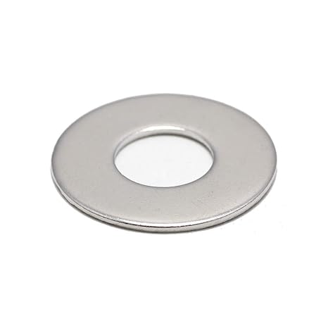 FBFLWASH10SODP100 Flat Washer, Standard, #10, 18-8 Stainless Steel, Finish NL-19, PK 100