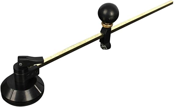 Adjustable CompassesType Circular Glass Cutter with Suction Cup, Portable Precision Circle Cutting Tool, 2.615.7 Inch Diameter for DIY Glass, Mirror Round Cutting Projects