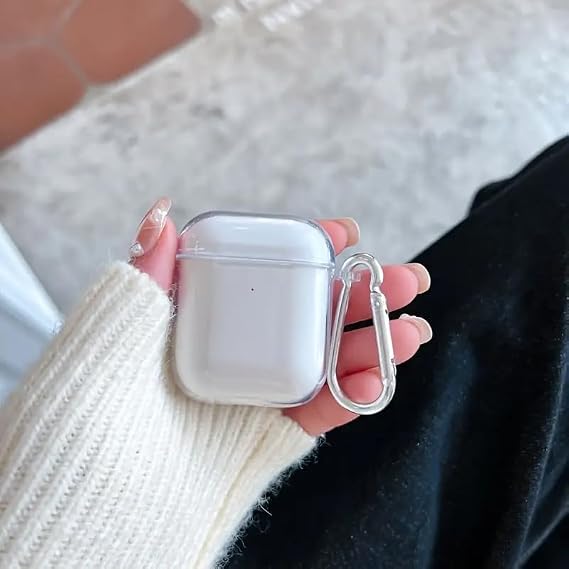 Airpods 2. Nesil ile Uyumlu Şeffaf Cyrstal Clear Ultra Berrak Kılıf (Airpods 2. Nesil)