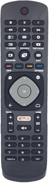Philips 49pus6501/12 Uyumlu Klavyesiz Yedek Televizyon Kumandası