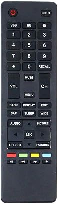 ALLIMITY HTR-A18M Replaced Remote Control Fit for Haier LCD LED TV 24D2000 24D3000 28E2000 32D2000 32D3000 39D3005 40D2500 40E3500 42E3500 48D3500 55D3550 LE50M600M80 LE55F32800 LE55M600M80 LE58F3281