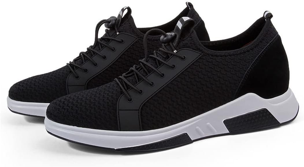 VIBLiSS Elevator Shoes for Men, 6CM Invisible Height Increasing Trainer Breathable Elevator Sport Sneakers