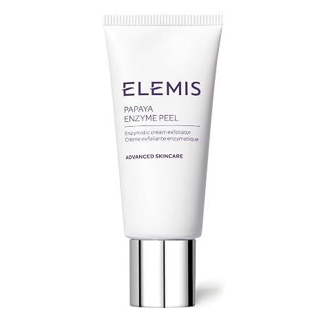 ELEMIS Papaya Enzyme Peel - Gentle Exfoliating Face Mask & Fruit Enzyme Peel, Suitable for Sensitive Skin - Non-Abrasive Facial Scrub Alternative with Papain & Bladderwrack - 1.6 Fl Oz