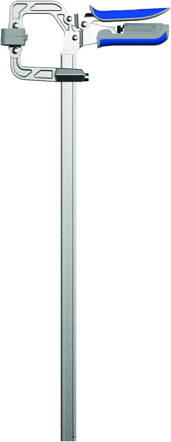 Kreg Auto-Adjust Bar Clamp 16 Inch - Self-Adjusting - One-Handed Quick Release - Woodworking Clamp - Heavy Duty Carpentry Tool - KSC16