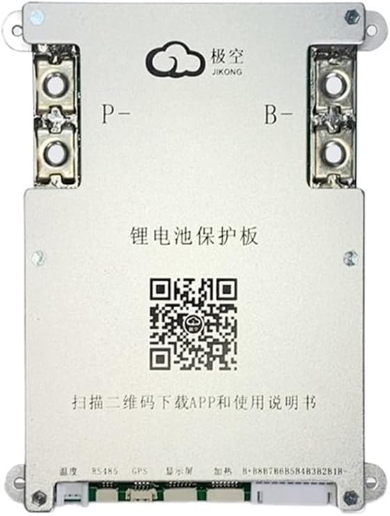 JK BMS 4S 5S 6S 7S 8S 200A Smart BMS 2A Active Balance Energy Transfer Built-in BT APP Support LCD 12V 24V 3S PCM(4-8S BMS and LCD)