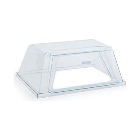 Nemco 8018GD Roll-A-Guard Sanitary Sneeze Guard for Hot Dog Roller Grills, 19"W x 17.25"D x 9"H