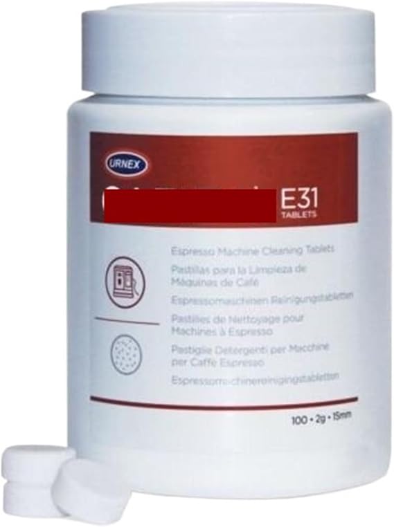 2g Cleaning Tablets, 100 Tablets, Compatible for Urnex Cafiza, for Automatic Bean-to-Cup Coffee Machines