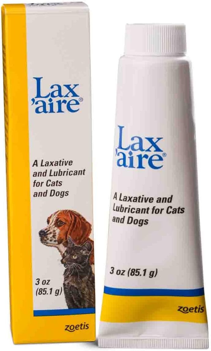 Lax'Aire Gentle Laxative and Lubricant for Cats Dogs - 3 oz