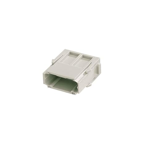 HARTING 9140123001 12 Contacts, Current Rating: 10A, Gender: Plug, Heavy Duty Contact Type, Plug - 12 Way Crimp, Product Range: HAN-Modular DD Series, Rectangular HAN Module, Rectangular Shell