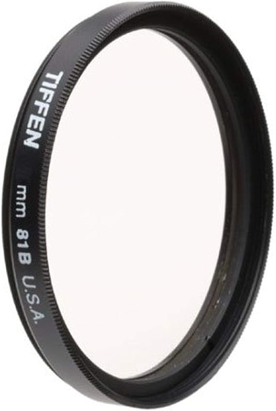 Tiffen 49mm 81B Filter | 49mm 81B Warming Glass Filter with single coating for daylight film, flash photography and color correction