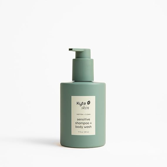 KYTE BABY - Skin Sensitive Shampoo & Body Wash Gentle 2 - in - 1 Baby Shampoo & Body Wash for Sensitive Skin, Sulfate - Free, Hypoallergenic, Fragrance - Free Clean Skincare for Newborns & Toddlers