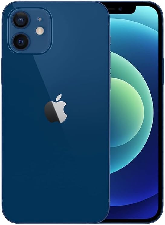 Original Back Glass Replacement for iPhone 12 All Carriers with Pre-Installed Adhesive and Repair iPhone 12 Tool (Blue)
