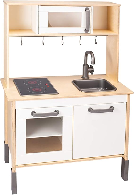Ikea Duktig Mini-kitchen, Birch Plywood, White