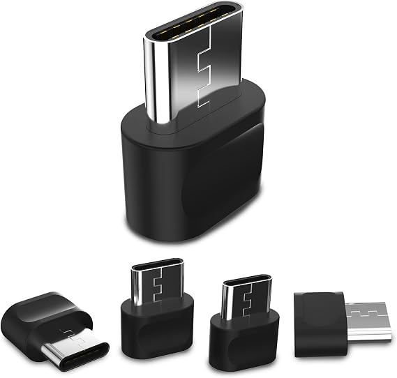 ECHZOVE PS5 DualSense Charging Dock USB-C Adapter Replacement Plugs 4-Pack