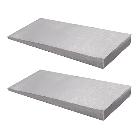 Carbon Steel Flange Wedge Metal Wedges Spreading Flange Triangle Tool Extremely Strong Welding Wedge, Durable Machine Adjust Wedge Inclined Iron for Machine Tool Workshop Factory, 4.7x2in/120x55mm