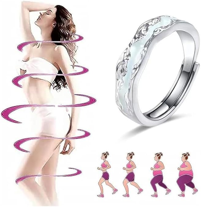 Lymphatic Magtherapy Luminous Ring For Men Women, Titanium Ion Therapy Acupuncture Unclog Bloodstream Lymph Nodes Light Up Hope Adjustable Finger Ring Jewelry Gift For Couple