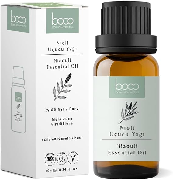 Nioli (Niaouli) Uçucu Yağı%100 Saf | Koku Giderici | Melaleuca Viridiflora | Aromaterapi Yağı | Doğal Bakım