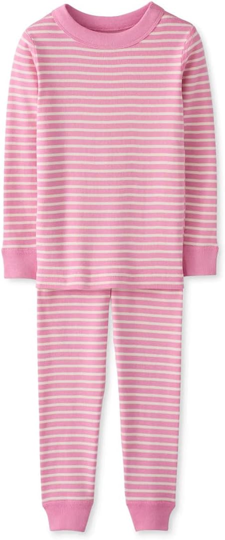 Hanna Andersson baby-boys Striped Long John Pajama Set (Infant/Toddler/Little Kid/Big Kid)