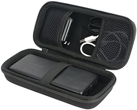 khanka Hard Case for Anker 337 PowerCore 26800 Charger 26800 Power Bank | EVA Hard Shell, Mesh Pocket Accessory Storage, Travel-Ready Portable Storage, Easy Carry Handle, Protective Case Only