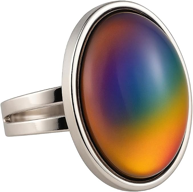 Bewild Original Oval Mood Ring (Adjustable Size) One Size fits All