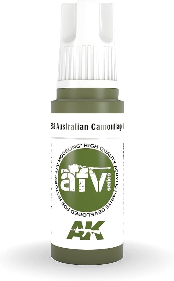 AK Acrylics 3Gen AFV AK11348 Australian Camouflage Green (17ml)