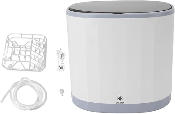 Portable Dishwasher Countertop, USB Portable Countertop Dishwasher Efficient Cleaning Portable Dishwasher for Home Office