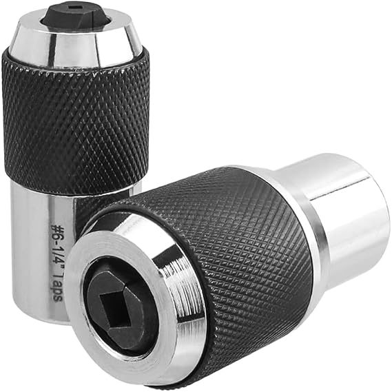 2Pcs Tap Socket Set, 3/8" Drive Adjustable Tap Extractor Set, Tap Holder Tool for Taps, Reamers, Screw Extractors (Alloy Steel)