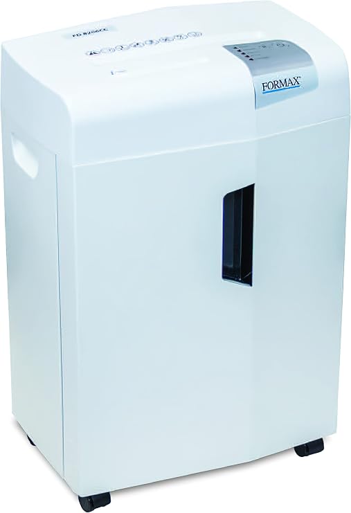 Formax FD 8206CC Deskside Shredder, Auto Start/Stop, LED Indicators, Quiet Operation, Waste Bin, Dedicated CD Infeed/Waste Bin, Door Safety Sensor, Overload Protection, Anti-Jam Technology